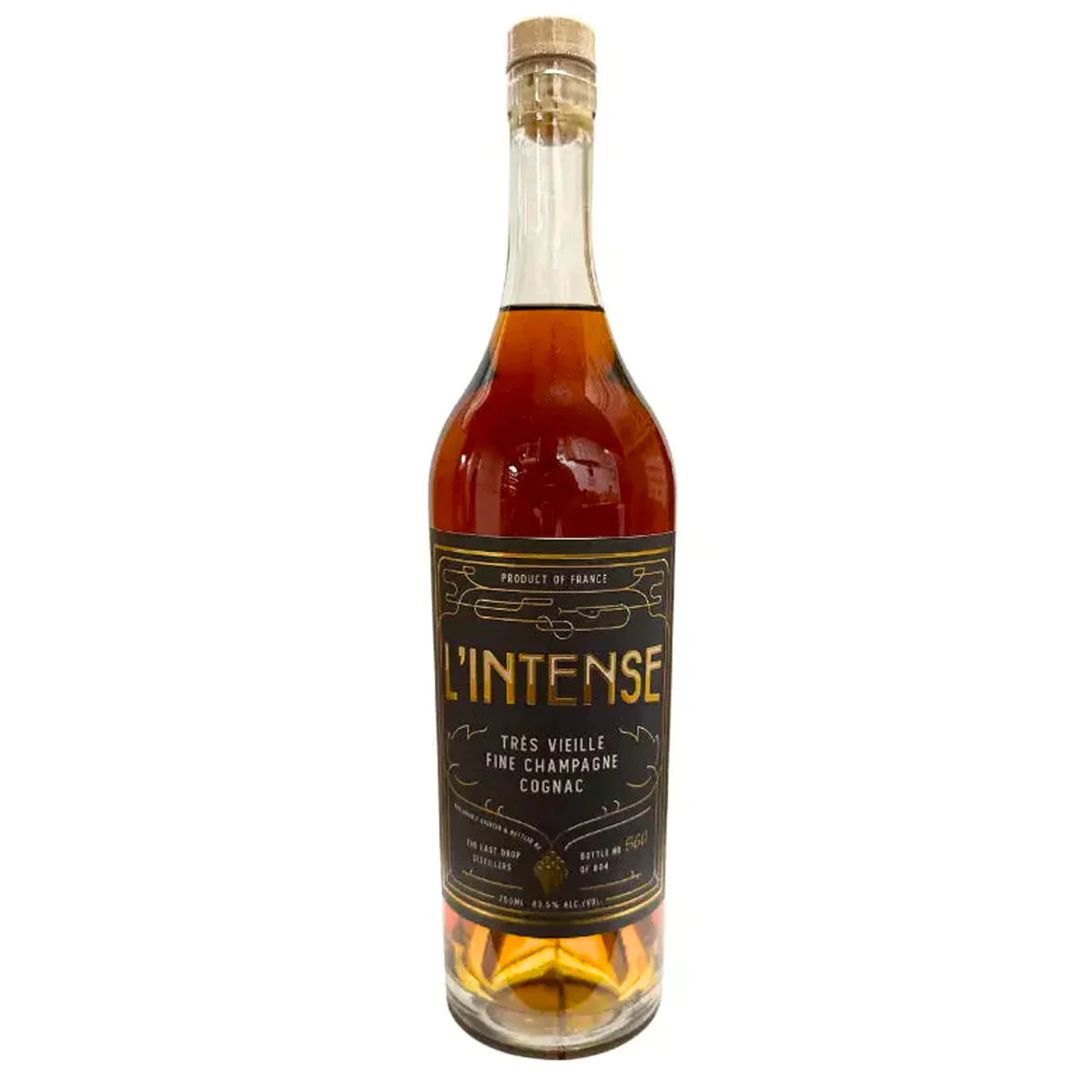 THE LAST DROP DISTILLERS LINTENSE COGNAC TRES VIEILLE FINE CHAMPAGNE FRANCE 750ML LIQ