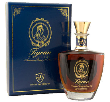 TIGRAN GREAT BRANDY ARMENIAN 40YR 750ML Spirits