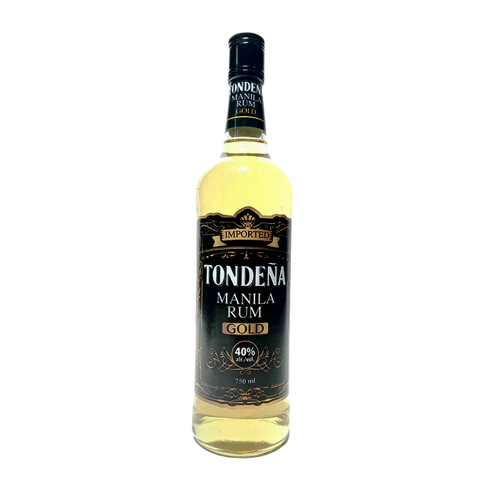 TONDENA MANILA RUM GOLD 750ML Spirits