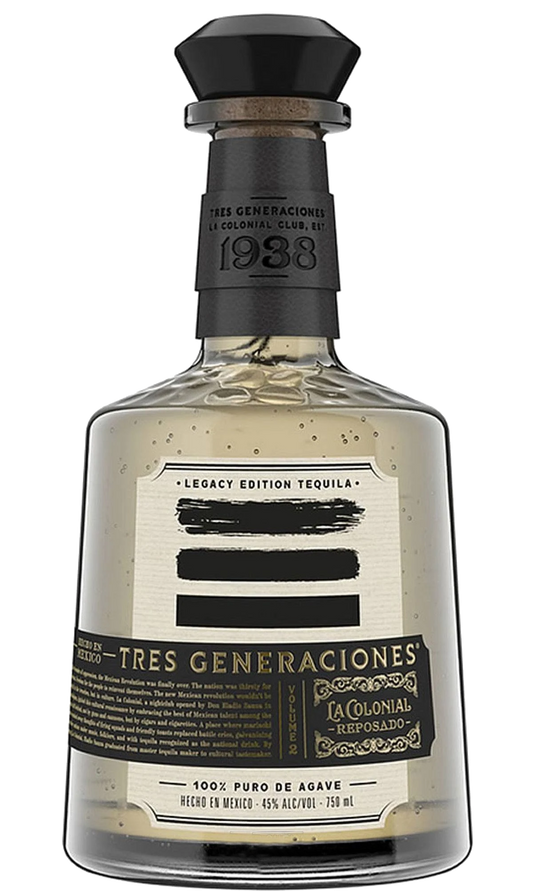 TRES GENERACIONES LA COLONIAL TEQUILA REPOSADO 750ML LIQ