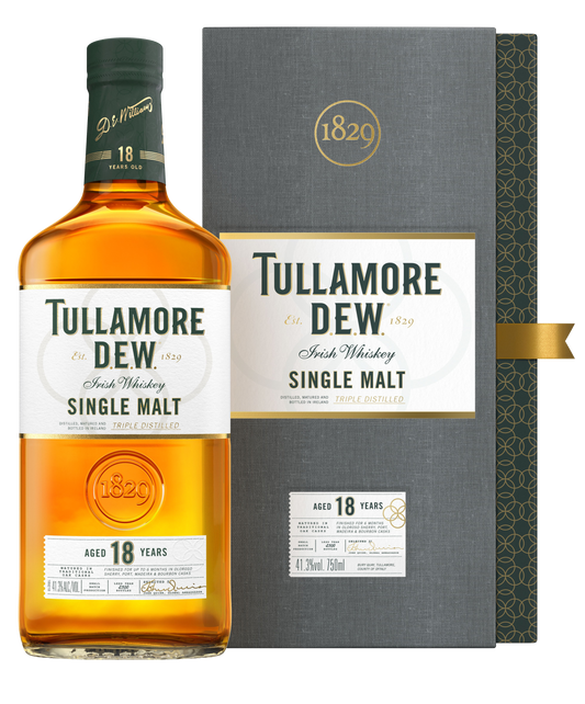 TULLAMORE DEW WHISKEY SINGLE MALT IRISH 18YR 750ML Spirits