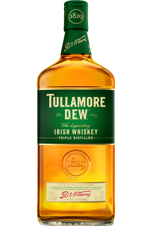TULLAMORE DEW WHISKEY IRISH TRIPLE DISTILLED 750ML