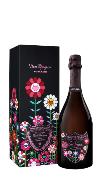 DOM PERIGNON CHAMPAGNE BRUT ROSE LIMITED TAKASHI MURAKAMI EDITION 2010 750ML