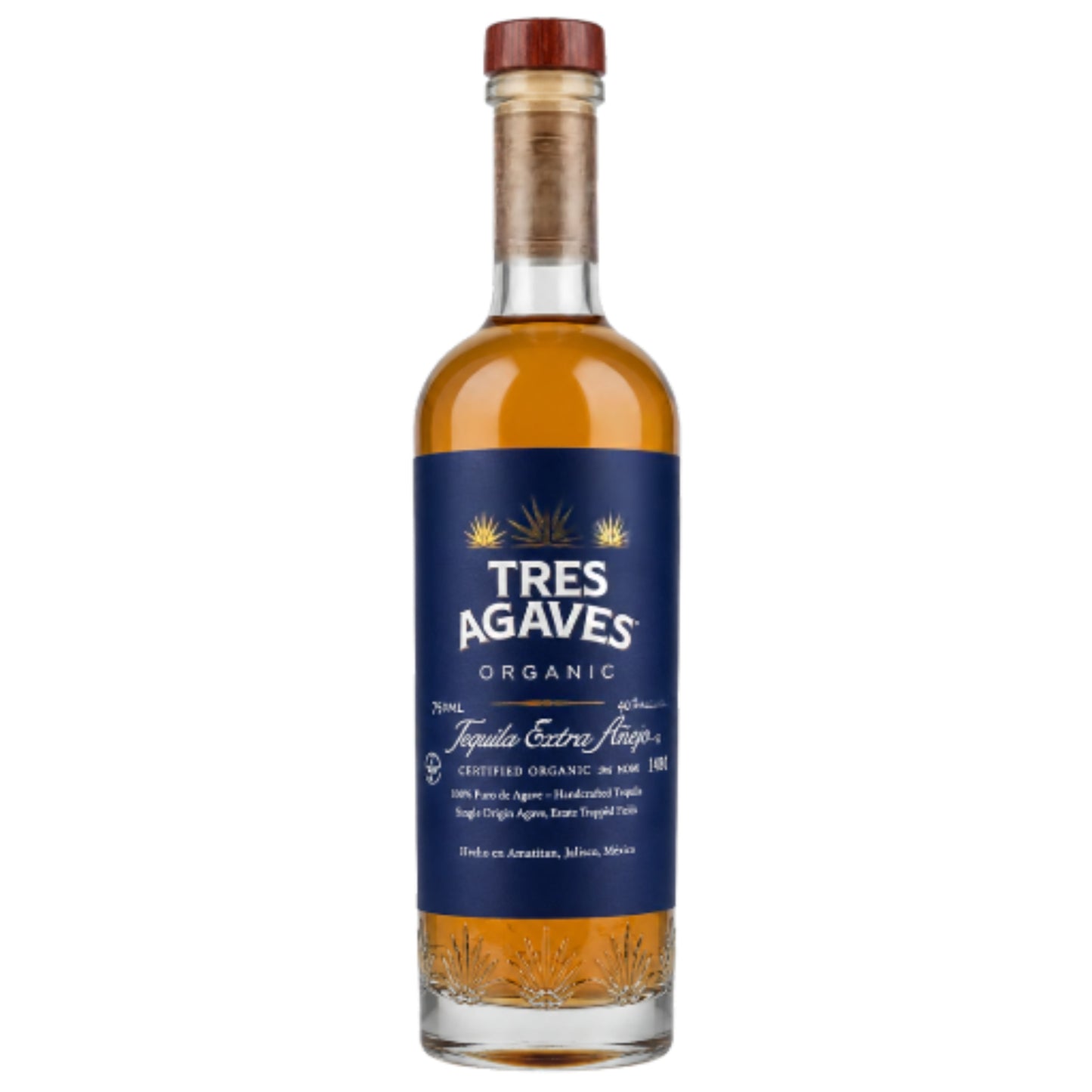 TRES AGAVES TEQUILA EXTRA ANEJO ORGANIC 750ML LIQ