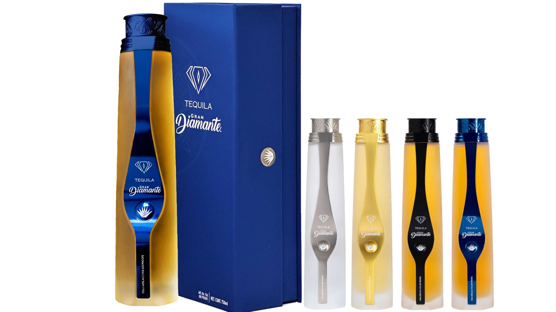 Gran Diamante Tequila Extra Anejo 750ML + Gran Diamante Tequila Sampler Pack