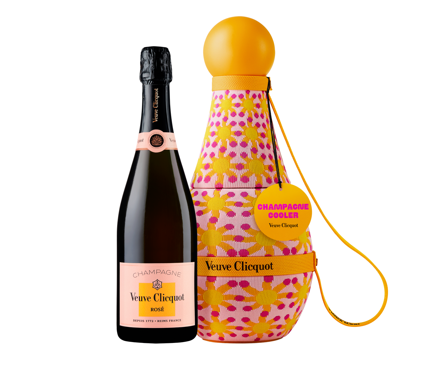 Veuve Clicquot Champagne Rose Sun Totem Cooler Gift Box 750ML Veuve Clicquot Champagne Rose Sun Totem Cooler Gift Box 750ML