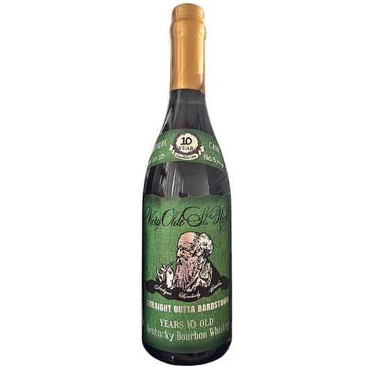 VERY OLDE ST NICK BOURBON WHISKEY STRAIGHT ANTIQUE CASK OUTTA BARDSTOWN RESERVE KENTUCKY 10YR 750ML LIQ