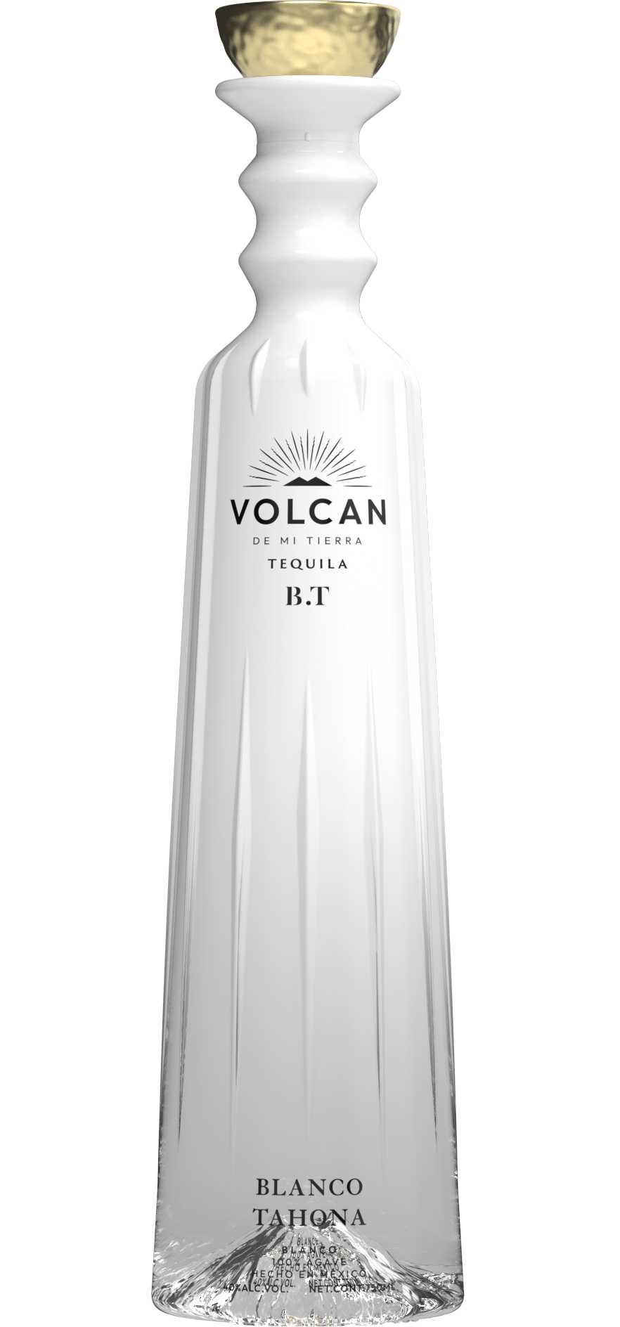 Volcan De Mi Tierra Tequila Tahona Blanco 700ml, showcasing a clear bottle with elegant, minimalist labeling that highlights the crystal-clear tequila made from traditional Tahona-pressed blue agave.