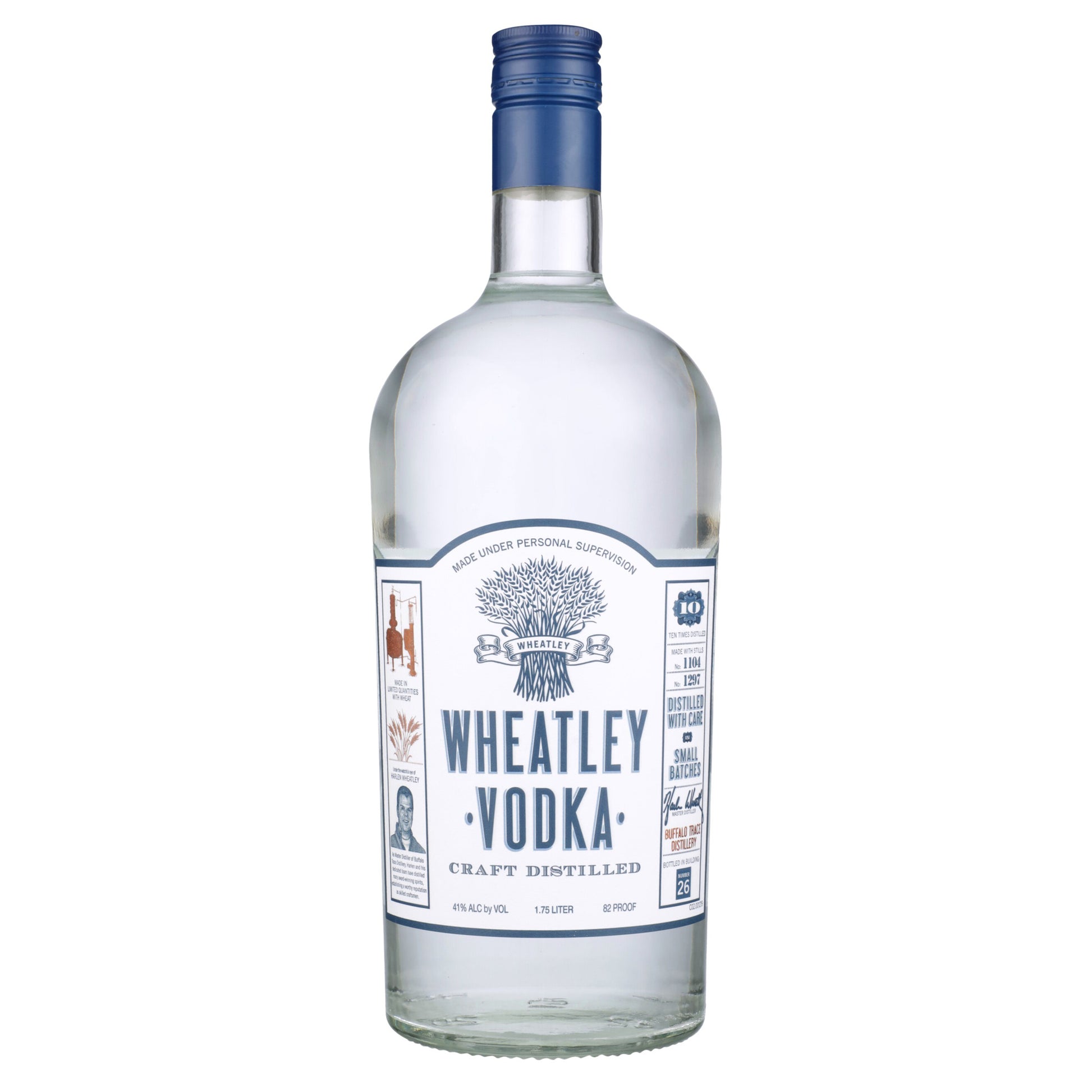 WHEATLEY VODKA BUFFALO TRACE DISTILLERY KENTUCKY 82PF 1.75L LIQ