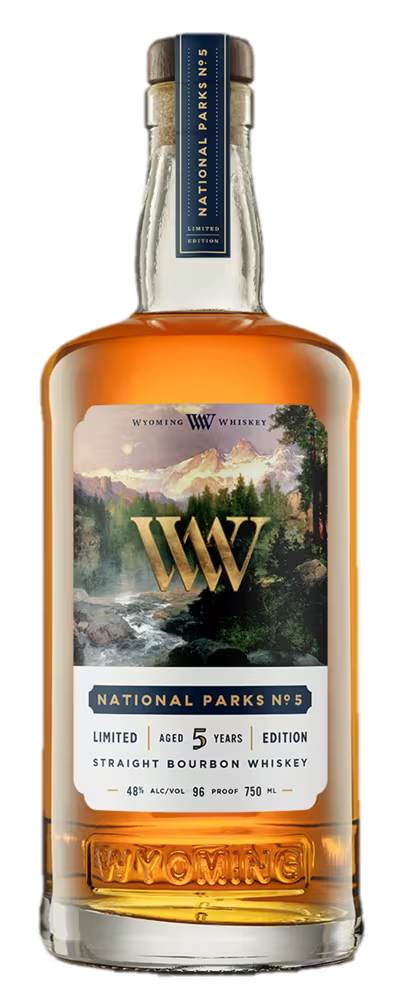 WYOMING WHISKEY BOURBON SMALL BATCH LIMITED NATIONAL PARKS NO5 EDITION WYOMING 750ML LIQ