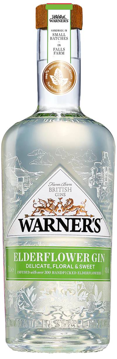 WARNERS GIN ELDERFLOWER FLAVORED ENGLAND 750ML LIQ