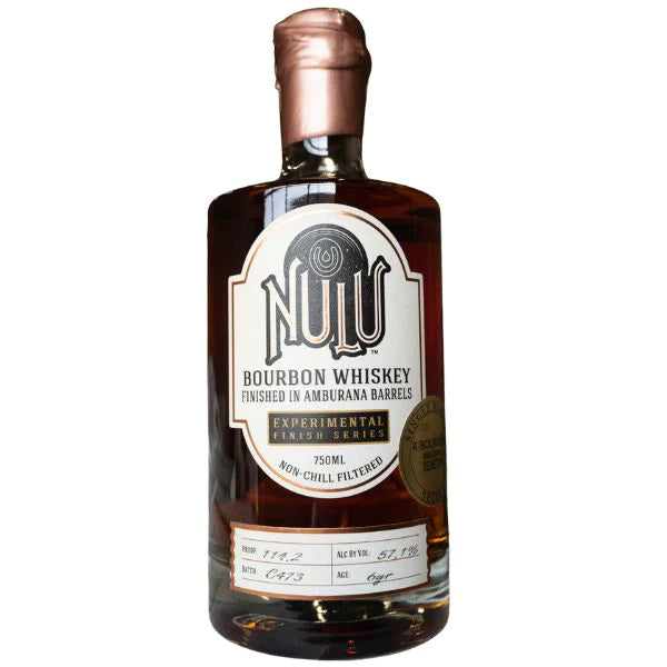 NULU BOURBON EXPERIMENTAL FINISH SERIES FINISHED IN AMBURANA BARRELS KENTUCKY 750ML LIQ