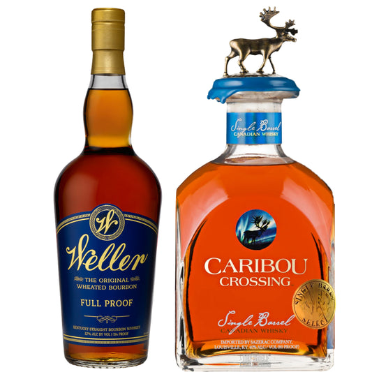 WL Weller Bourbon Full Proof + Caribou Crossing Whiskey Single Barrel 750ML
