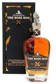 WHISTLEPIG THE BOSS HOG WHISKEY STRAIGHT RYE THE X COMMANDMENTS LIMITED EDITION VERMONT 750ML