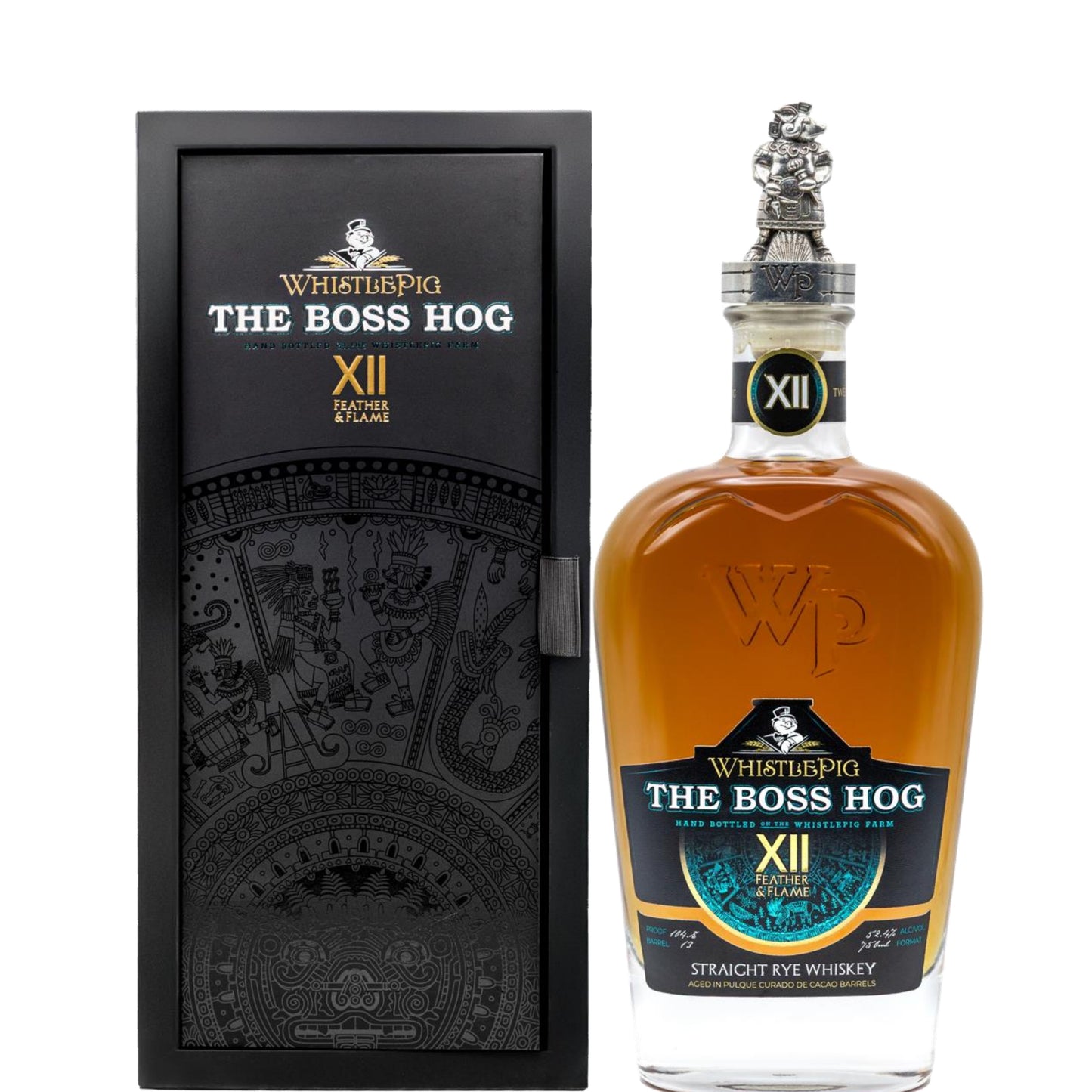 WHISTLEPIG THE BOSS HOG WHISKEY RYE LIMITED FEATHER & FLAME XII EDITION VERMONT 750ML LIQ