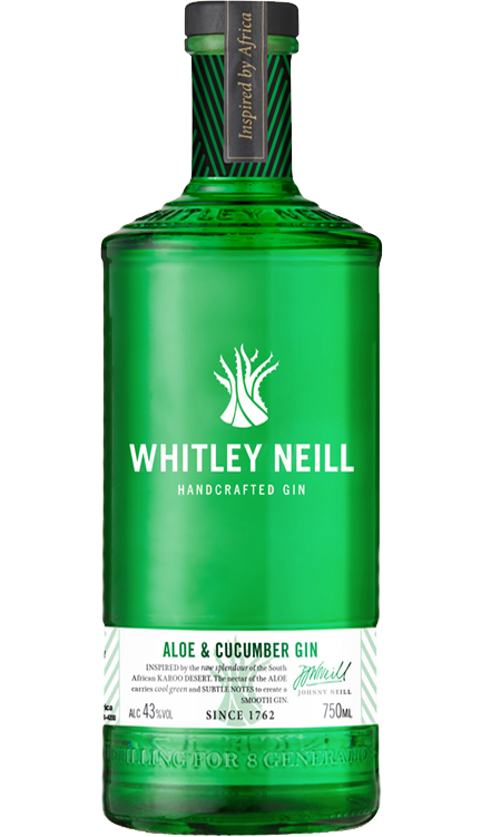 WHITLEY GIN DRY ALOE & CUCUMBER FLAVORED UNITED KINGDOM 750ML LIQ