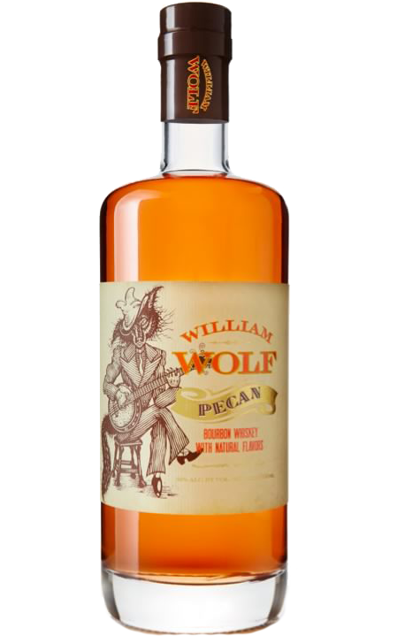 WILLIAM WOLF BOURBON WHISKEY PECAN NETHERLANDS 750ML LIQ