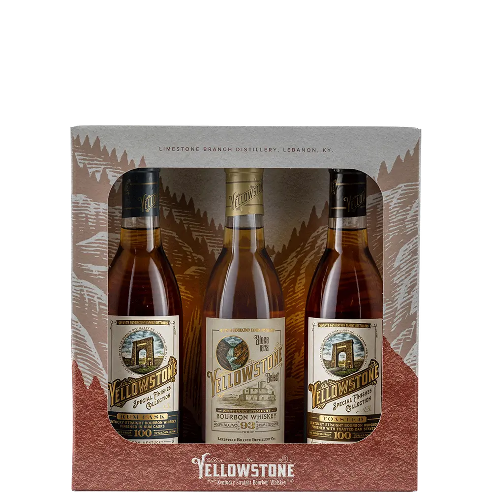 YELLOWSTONE BOURBON SAMPLER PACK 3X375ML LIQ