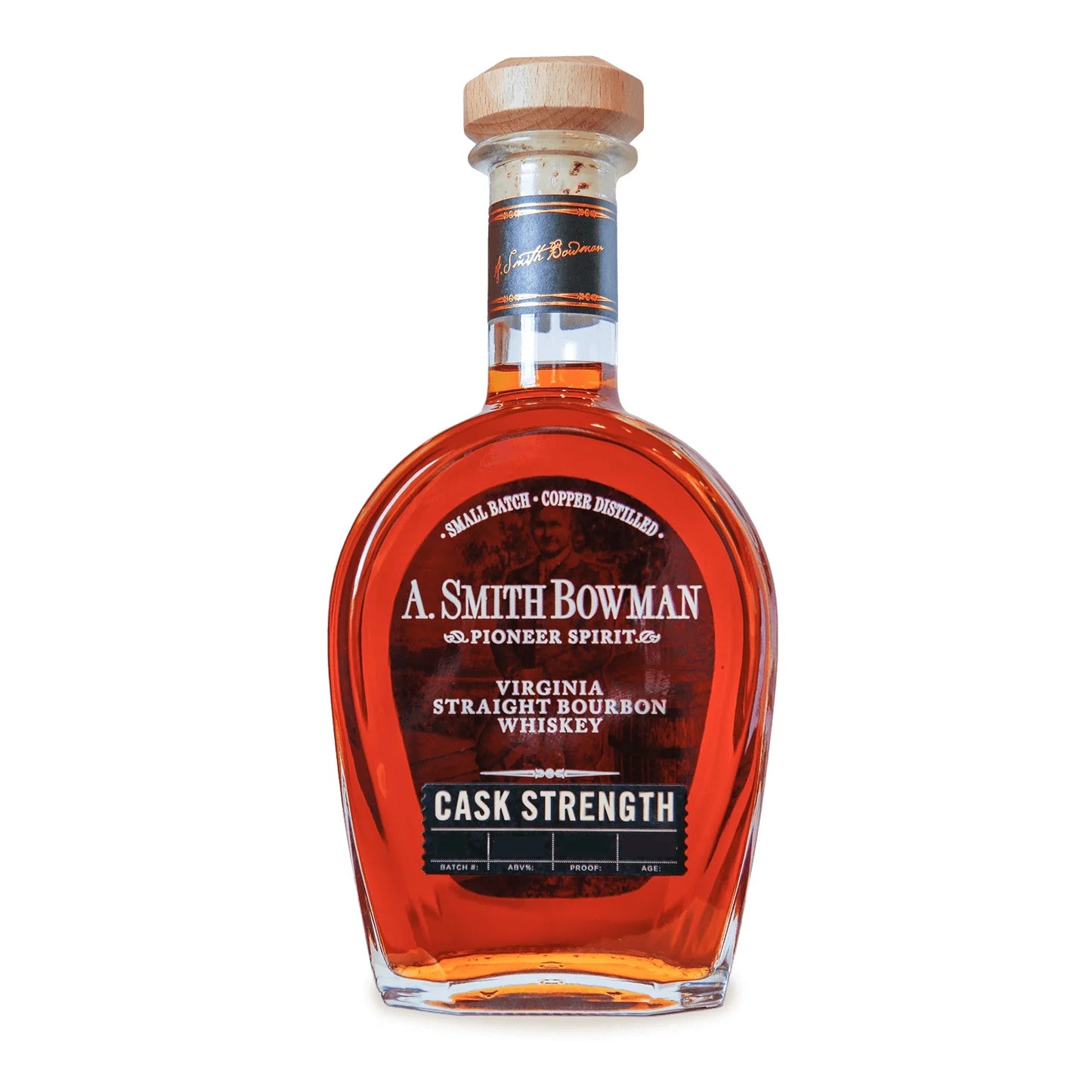 A SMITH BOWMAN BOURBON SMALL BATCH CASK STRENGTH VIRGINIA 10YR 750ML LIQ