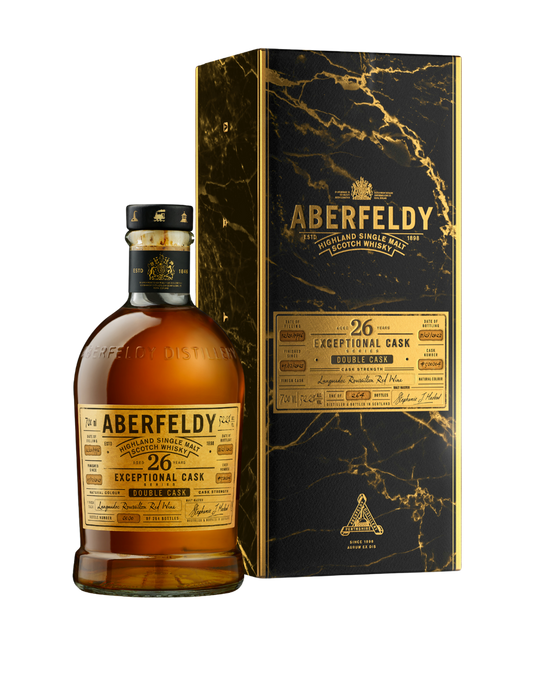 ABERFELDY SCOTCH SINGLE MALT CASK STRENGTH LIMITED EXCEPTIONAL CASK 26YR 750ML LIQ
