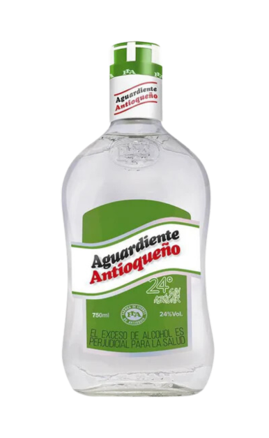 AGUARDIENTE ANTIOQUENO SPIRIT SIN AZUCAR GREEN CAP COLOMBIA 1.75LI LIQ
