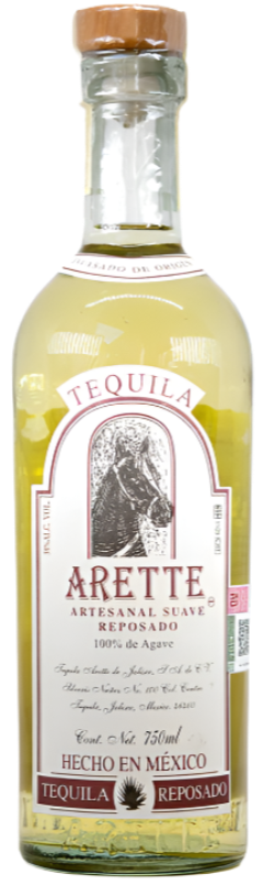 ARETTE TEQUILA ARTESANAL SUAVE REPOSADO 750ML Spirits