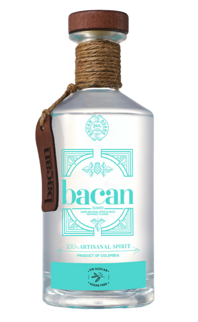 BACAN GUARO AGUARDIENTE SIN AZUCAR COLOMBIA 750ML LIQ
