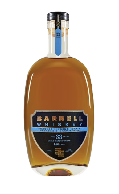 BARRELL WHISKEY FINISHED IN FRENCH OAK & OLOROSO SHERRY CASK STRENGTH KENTUCKY 33YR 750ML LIQ