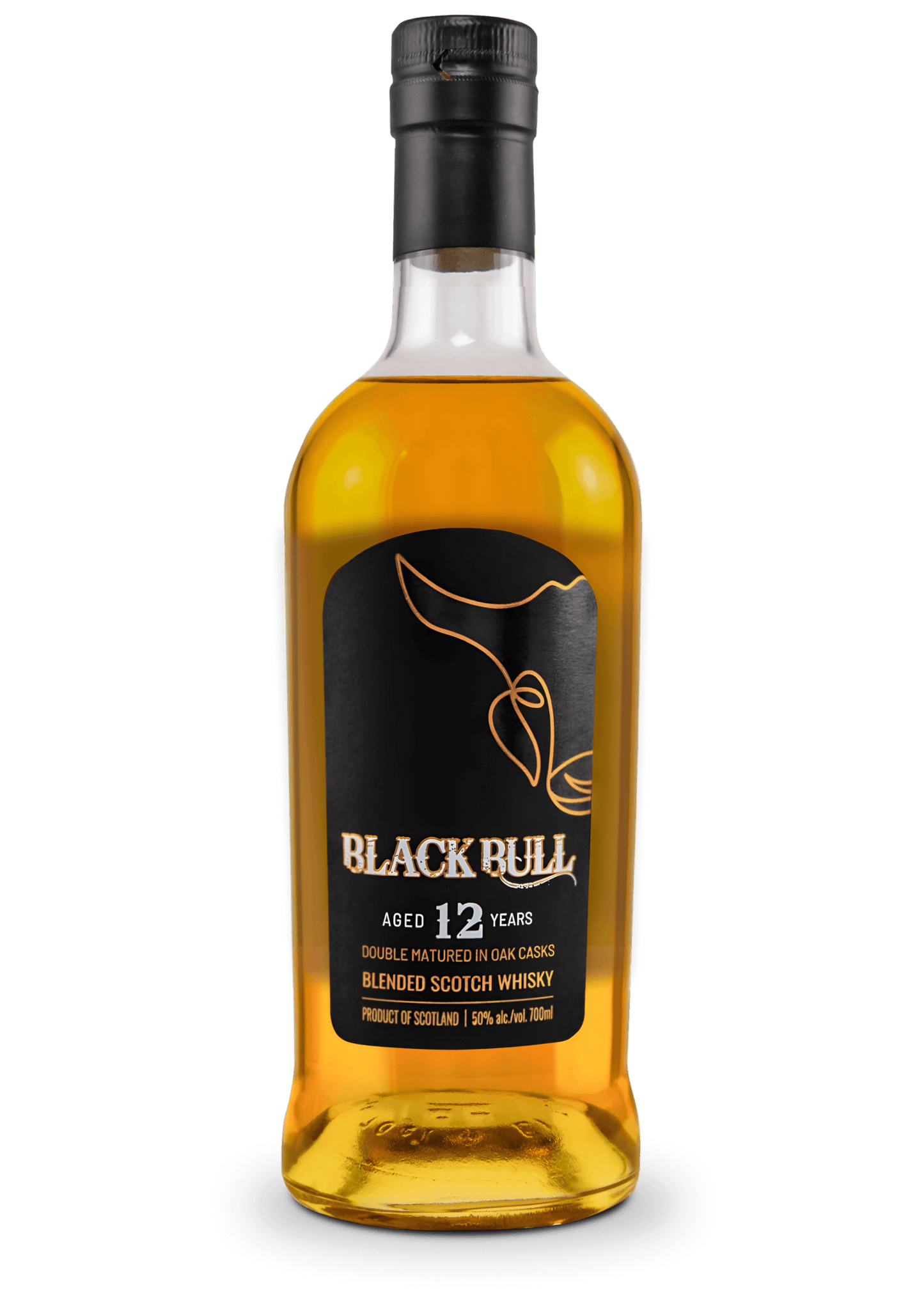 BLACK BULL SCOTCH BLENDED BY DUNCAN TAYLOR IN OAK CASK 100PF 12YR 750ML Spirits