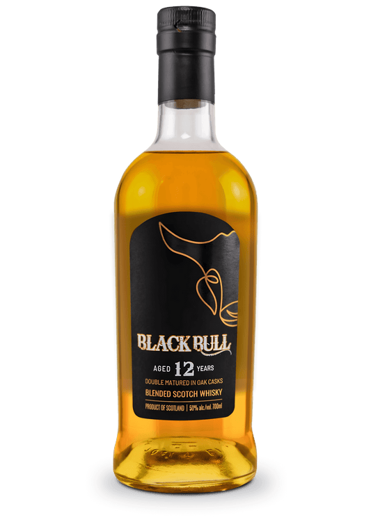 BLACK BULL SCOTCH BLENDED BY DUNCAN TAYLOR IN OAK CASK 100PF 12YR 750ML Spirits