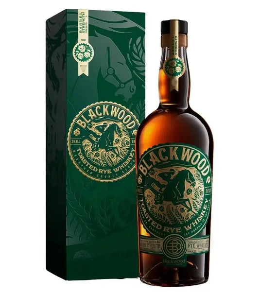BLACKWOOD WHISKEY RYE SINGLE BARREL CASK STRENGTH TOASTED & CHARRED LIMITED RELEASE KENTUCKY 750ML LIQ