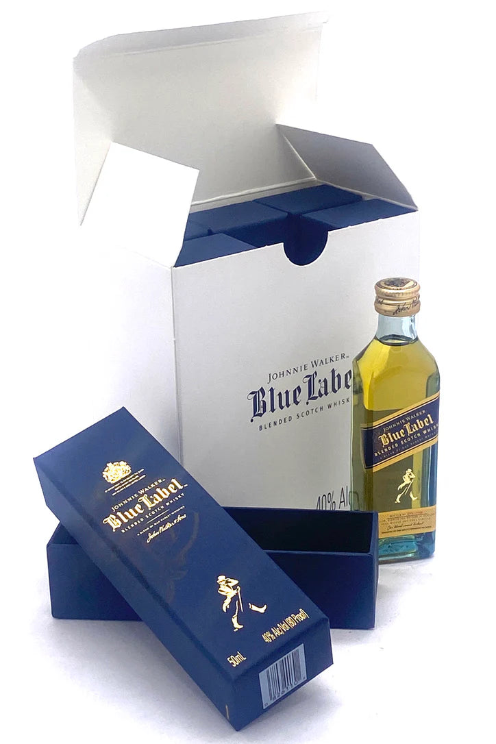 JOHNNIE WALKER SCOTCH BLENDED BLUE LABEL 50ML LIQ