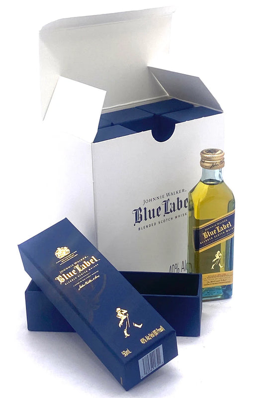 JOHNNIE WALKER SCOTCH BLENDED BLUE LABEL 50ML LIQ