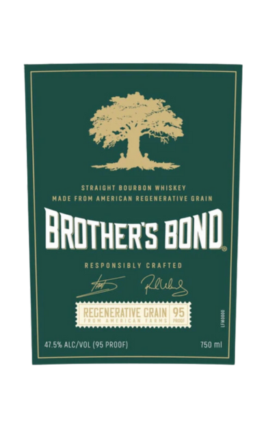 BROTHERS BOND BOURBON STRAIGHT REGENERATIVE GRAIN 95PF 750ML LIQ