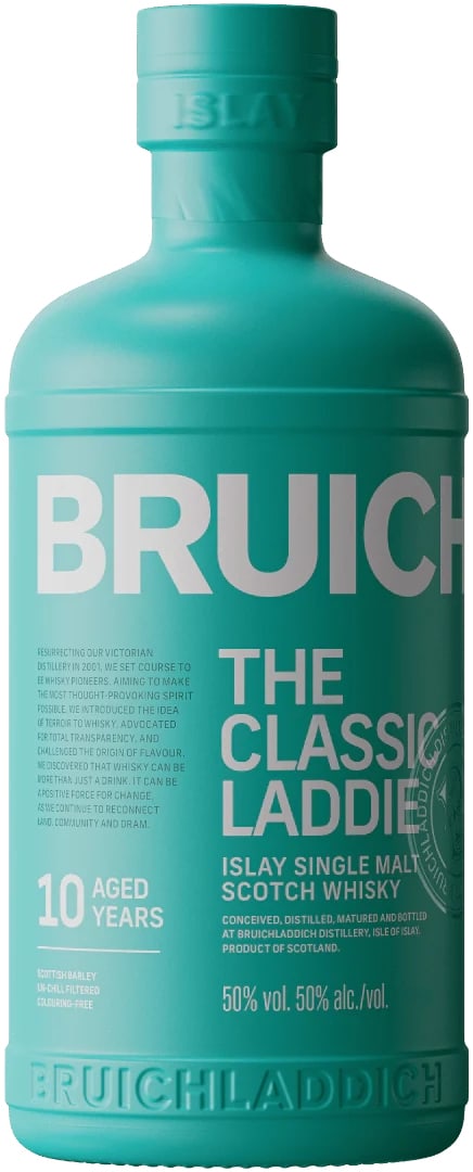 BRUICHLADDICH SCOTCH SINGLE MALT THE CLASSIC LADDIE 10YR 750ML