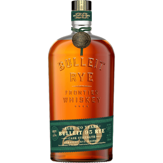 BULLEIT WHISKEY RYE CASK STRENGTH KENTUCKY 20YR 750ML LIQ