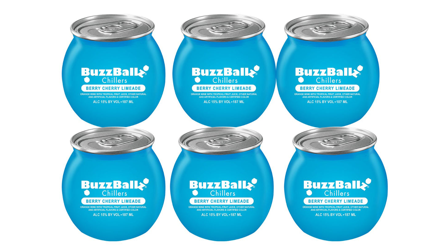 BuzzBallz Chillers Berry Cherry Limeade 6 Pack β Remedy Liquor