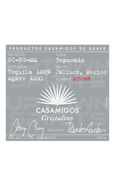CASAMIGOS TEQUILA REPOSADO CRISTALINO 750ML - Remedy Liquor
