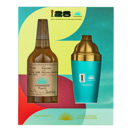 CASAMIGOS TEQUILA REPOSADO GIFT PACK W/ FIFA WORLD CUP 2026 SHAKER 750ML LIQ