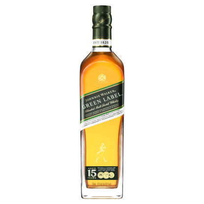 JOHNNIE WALKER SCOTCH BLENDED MALT GREEN LABEL 15YR 750ML Spirits