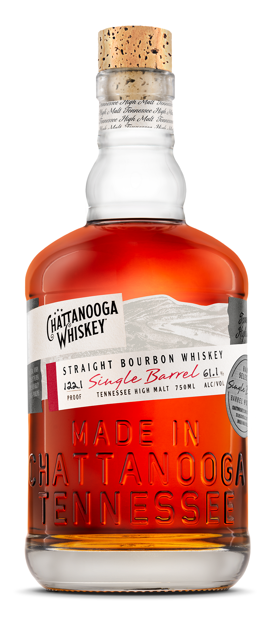 CHATTANOOGA BOURBON STRAIGHT HIGH MALT VINTAGE RELEASE BOTTLED IN BOND TENNESSEE 750ML LIQ