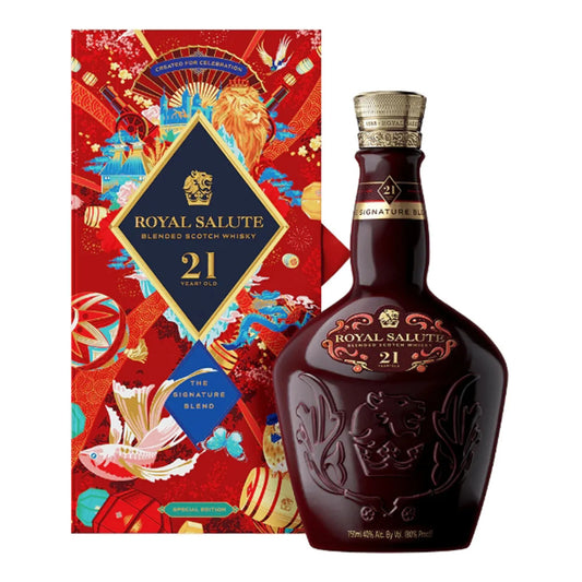 CHIVAS BROTHERS ROYAL SALUTE SCOTCH BLENDED CHINESE NEW YEAR EDITION 21YR 2024 750ML