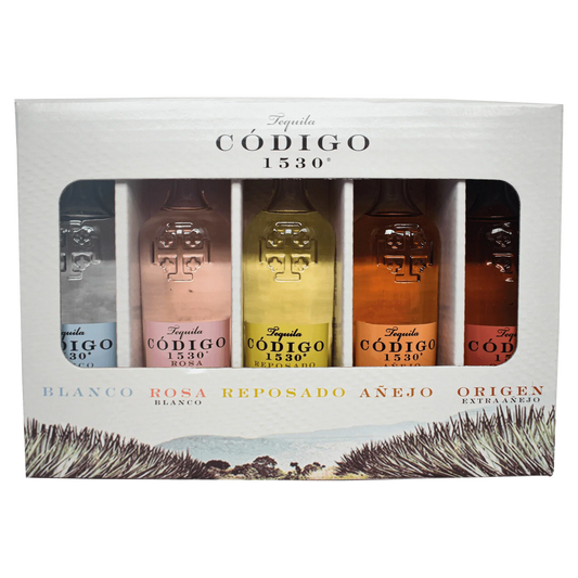 CODIGO TEQUILA VARIETY PACK ( BL,ROSA,REPO,ANEJO,EXTRA) 5X50ML LIQ