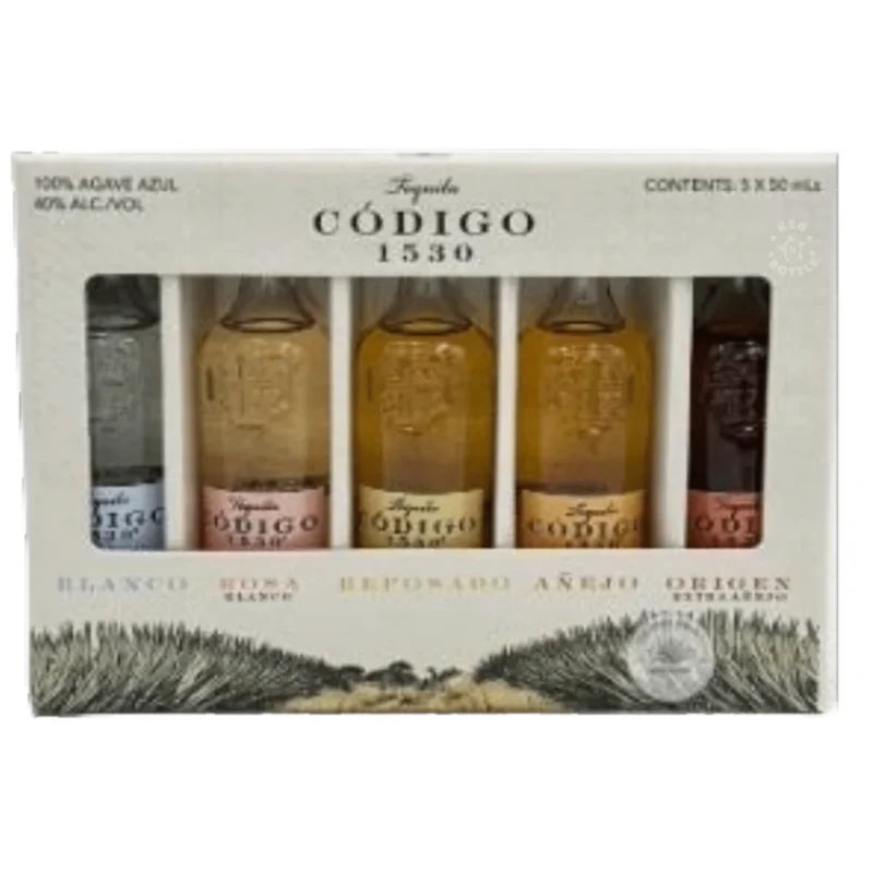 CODIGO TEQUILA VARIETY PACK ( BL,ROSA,REPO,ANEJO,EXTRA) 5X50ML LIQ