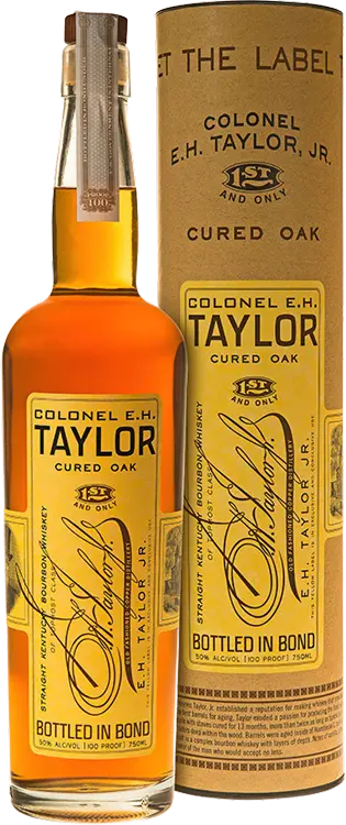 COLONEL E H TAYLOR BOURBON BOTTLED IN BOND CURED OAK KENTUCKY 750ML LIQ