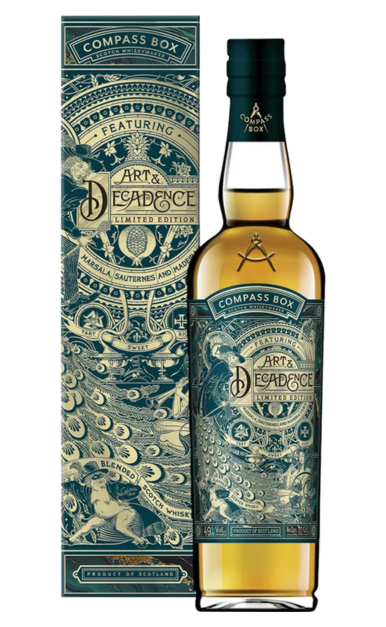 COMPASS BOX CANVAS SCOTCH BLENDED ART AND DECADENCE LIMITED EDITION 700ML LIQ