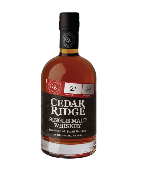 CEDAR RIDGE WHISKEY SINGLE MALT IOWA 750ML LIQ