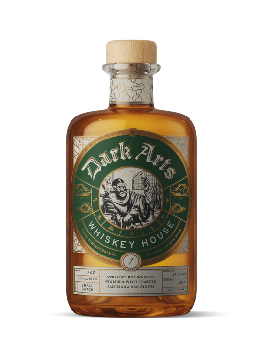 DARK ARTS WHISKEY RYE STRAIGHT CASK FINISHED IN MAPLE SYRUP TOASTED AMBURANA OAK KENTUCKY 7YR 750ML LIQ