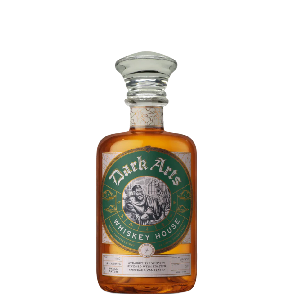 DARK ARTS WHISKEY RYE STRAIGHT CASK FINISHED IN TOASTED AMBURANA OAK KENTUCKY 7YR 750ML LIQ
