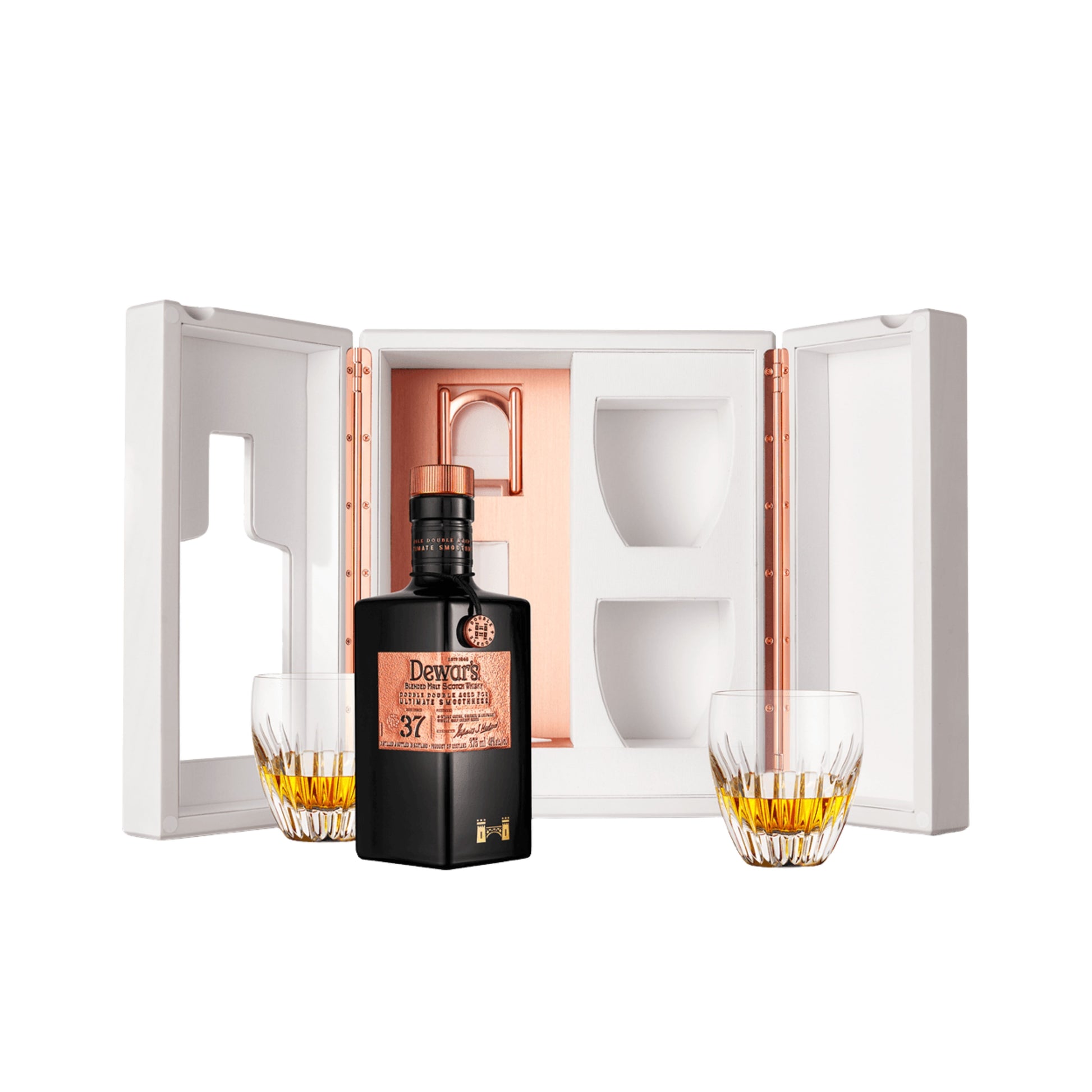 DEWARS SCOTCH BLENDED DOUBLE DOUBLE AGED 37YR 375ML LIQ